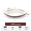 Imitation Porcelain Melamine Dipping and Snack Dish for Restaurants