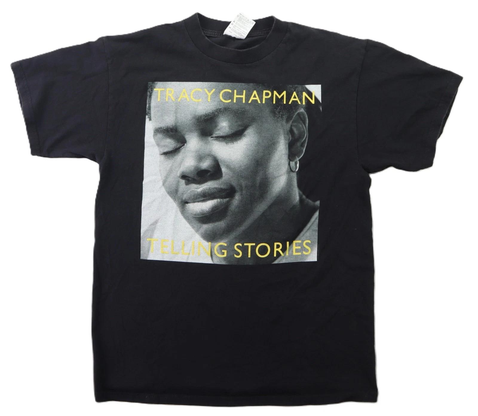 Vintage 2000 Large Black TRACY CHAPMAN Telling Stories Tour T Shirt EUC 4XL