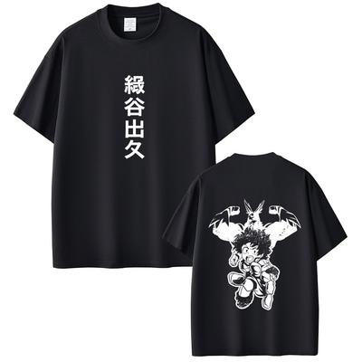 Anime My Hero Academia All Might Midoriya Izuku Graphic T Shirts Unisex Women Fashion Casual Unisexga Tshirt Unsiex Cotton Y2K Tees