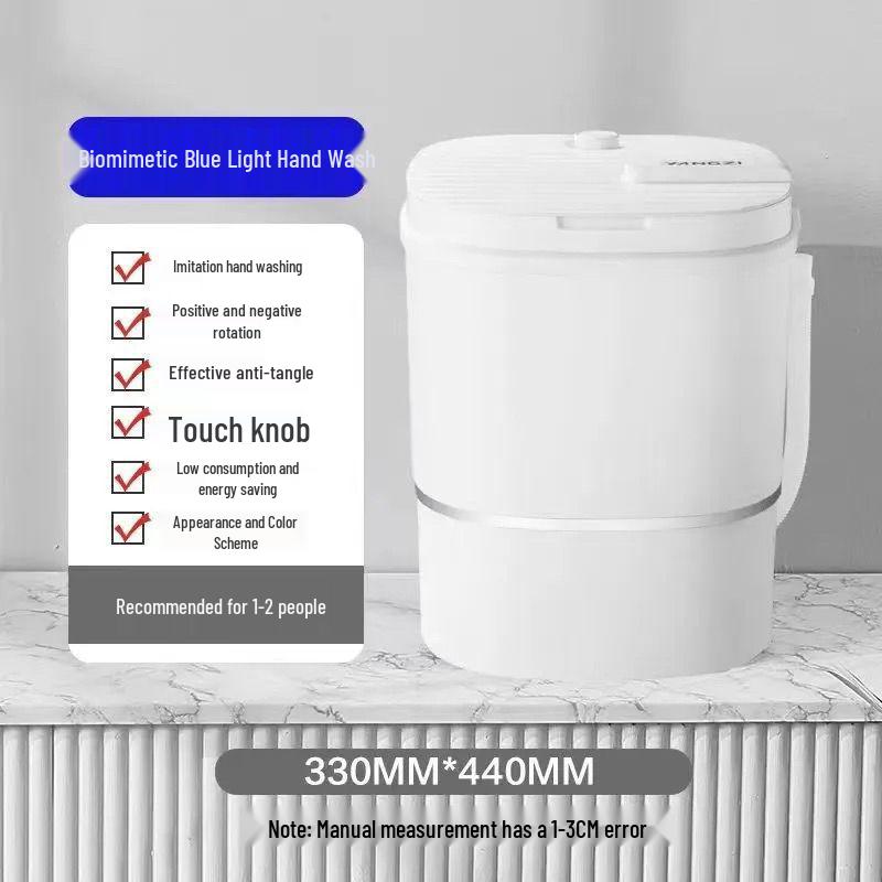 Compact Direct Drive Washing Machine for Dorms & Small Spaces – Ideal for Underwear, Socks & Baby Clothes