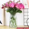 Pequeno Vaso de Vidro Criativo para Flores Frescas ou Secas - Ornamento para Mesa de Casa