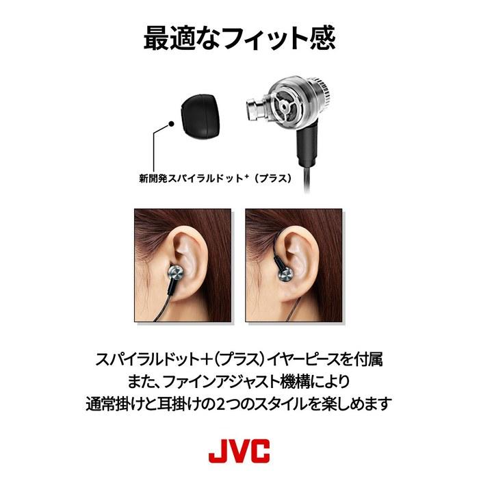 JVC HA-FD01 Canal-Type Earphones CLASS-S SOLIDEGE - Silver