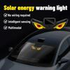 Blinking Moving Eyes Solar Demon Eye Light Anti-Rear-End Light  Universal Car Fit