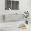 vidaXL TV Cabinet Concrete Grey 120x30x30 Cm Particleboard