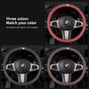 NTED3 Car Ultra-Thin Suede Steering Wheel Cover Anti Slip Sweat Proof Protective Cover For BMW E46 E90 E60 F30 F10 E39 I3 I4 X4 X2 X3