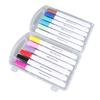 12 Pezzi Pennarelli Acrilici Colori Ricchi Struttura Triangolare Ergonomici Pennarelli Graffiti per Legno Tessuto Vetro Plastica
