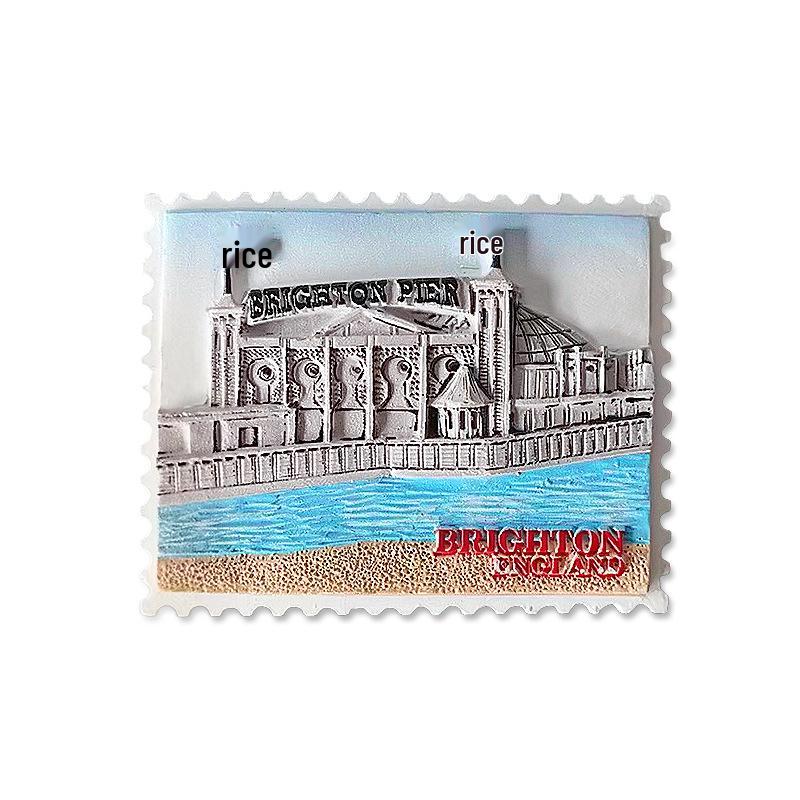 3D London Fridge Magnet - Creative Travel Souvenir from the UK