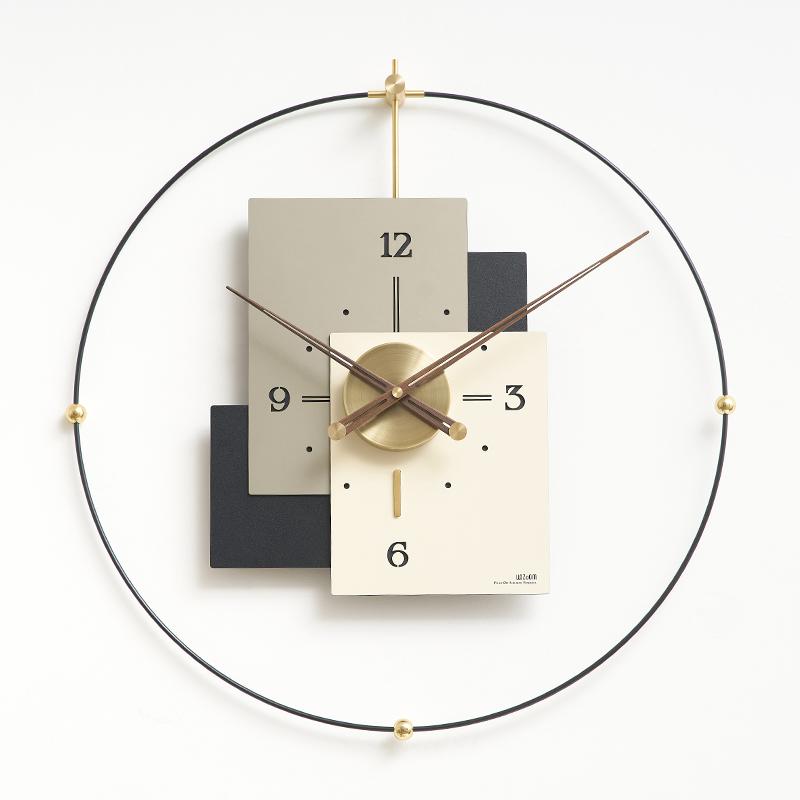 Luxury Hang Clock Living Room Wall Clocks Restaurant Modern Watch Decoration Design Bedroom Mechanical Watches Accessories