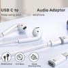 Type C To Connector  Sound  Adapter Type C Earphone Adapter Aluminum Charging Adapter  Sound  Converter for Phone  15/16