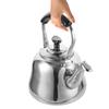 1Pcs Stainless Steel Teakettle Whistling Boil Water Kettle with Music Steam Alert for Home Kitchen Gas Induction Heating Water