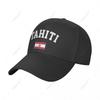 Unisex Baseball Cap Tahiti Independence Day Wild Sun Shade Peaked Adjustable Outdoor Caps for Unisex Women