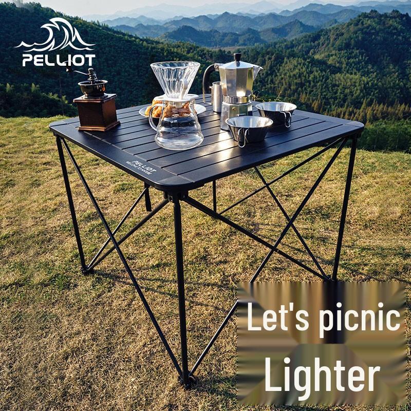Pekhon Outdoor Camping Windproof Stove Stand & Folding Table
