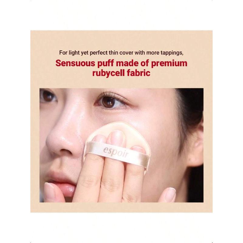 eSpoir New Air Puff Volume 13.9g- Flawless Face Makeup Fast And Easily, Makeup Sponge Applicator Air Cushion Powder Puff For Liquid Foundation