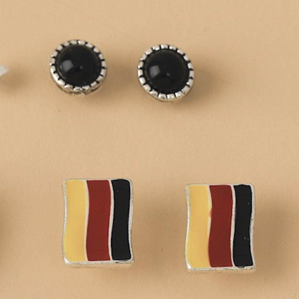 Alloy Beautiful Rhinestone Geometric Earrings For Womens Wear Occasional