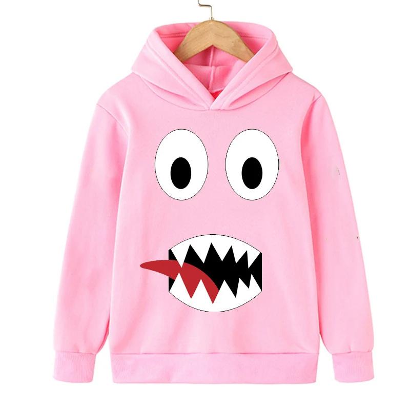 2026 Rainbow friends New Boys' Hoodies game Cartoon Print Children's Spring Autumn Winter Long Sleeve Sweatshirt cute girls hoodies