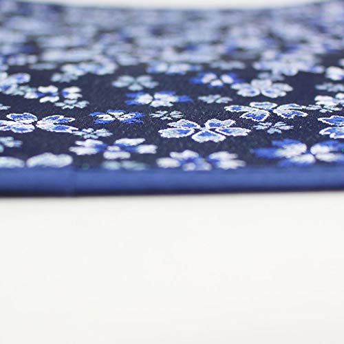 Small Cherry Blossom Pattern Buddhist Altar Mat, 2 shaku (1.5 ft), for Buddhist Altars, Buddhist Altar Mats, and Buddhist Altar Accessories (Blue)