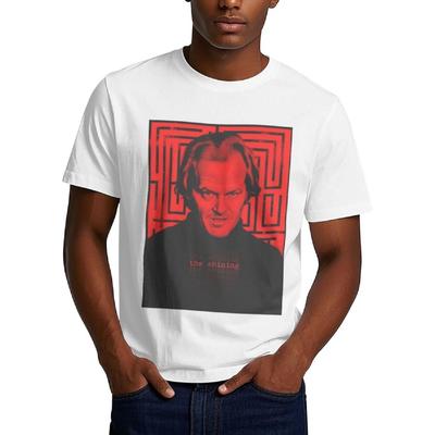 Camiseta para Hombre Lupracen Jack Torrance El Resplandor Camiseta Verano Casual Manga Corta Cuello Redondo Tops Camiseta(32)