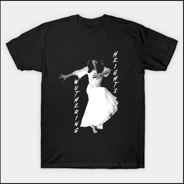 

Kate Bush Wuthering Heights Black and White T-shirt, size S-4XL 2XL