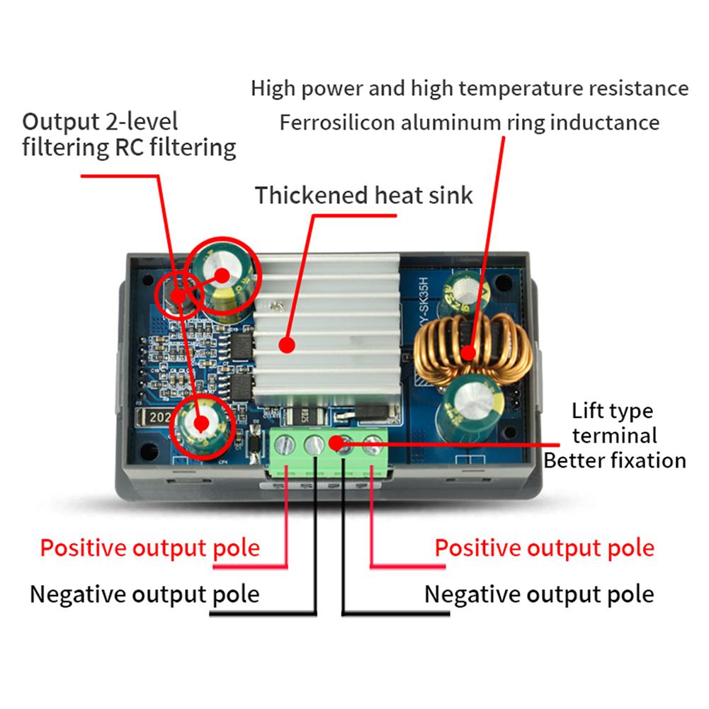 XY-SK35H DC CNC Buck Boost Converter 0-5.0A DC Buck Boost Power Supply Modules – buy the best products in the Ayzeze online store