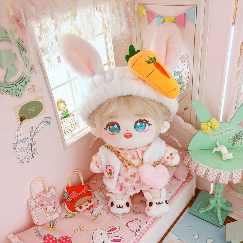 Star Doll Humanoid Doll Plush Toy, Kexin Internet Celebrity Cute Cotton Doll Naked Baby 20Cm No Attributes