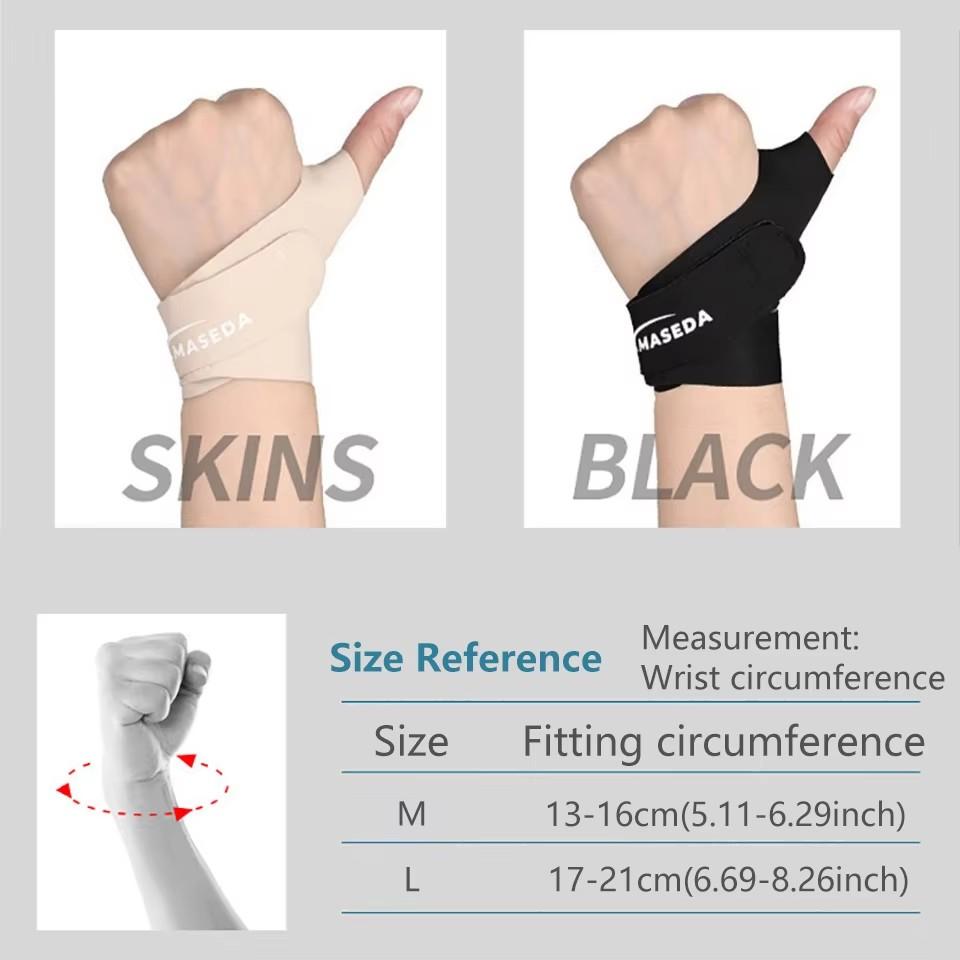 Durable And Safe Ultra Thin Compression Thumb Wrist Strap Tendonitis Tendonitis Carpal Tunnel Arthritis Sports Basketball Volleyball Brace