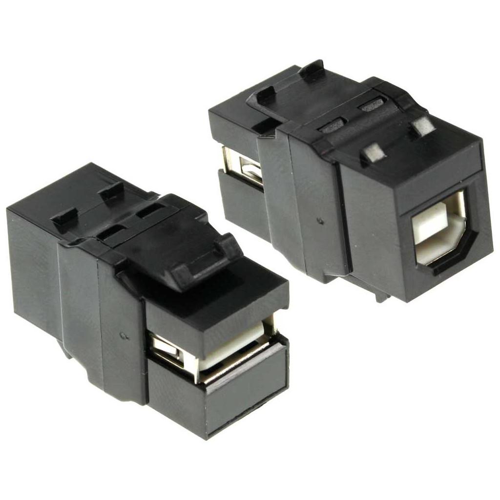 Buy Module Snap-In USB 2.0, USB 2.0 A femelle / femelle, boîtier blanc ...