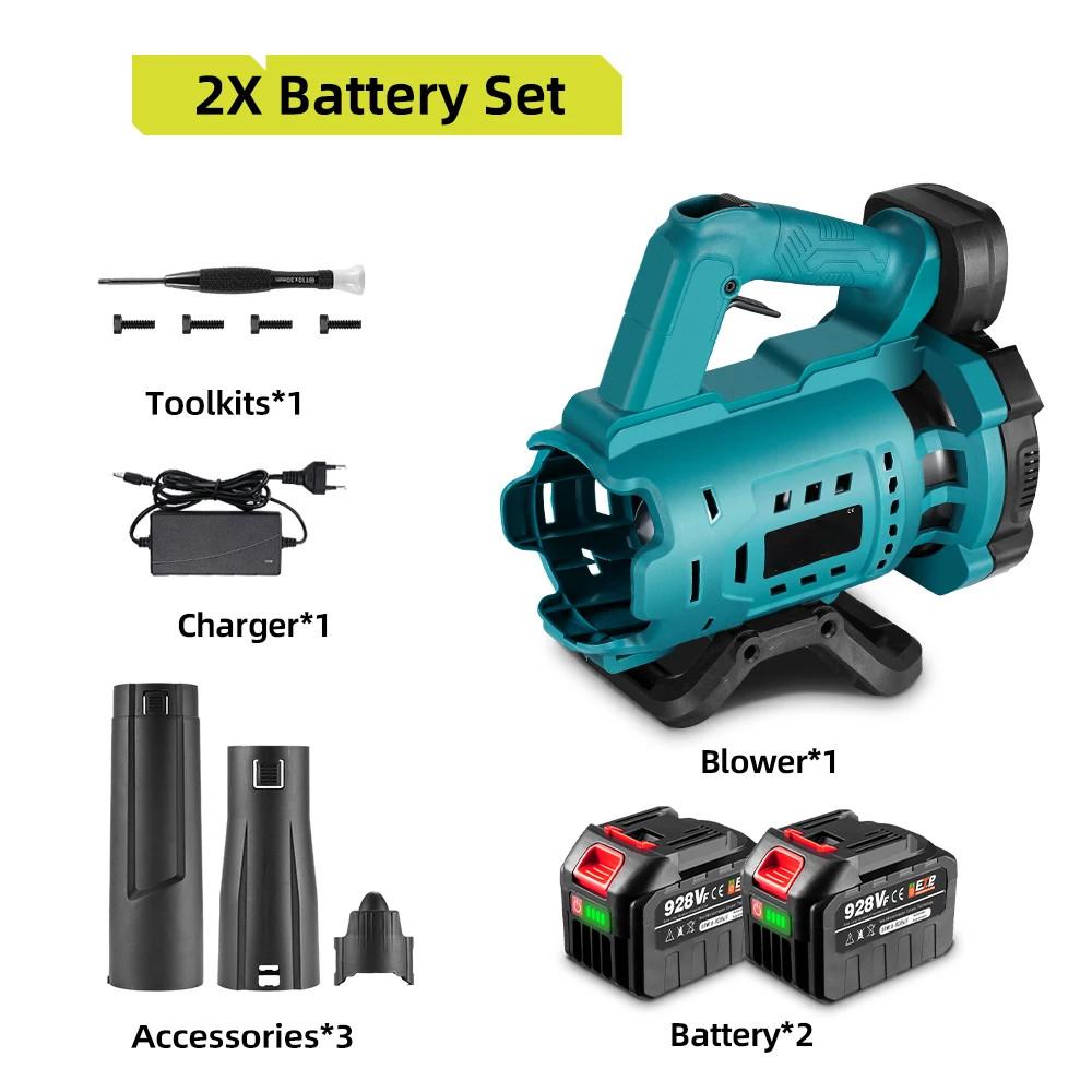 18500 obr./min Akumulatorowa Elektryczna Dmuchawa Powietrza Przenośna Regulowana Prędkość Odkurzacz Wydajna Dmuchawa do Czyszczenia Liści Śniegu