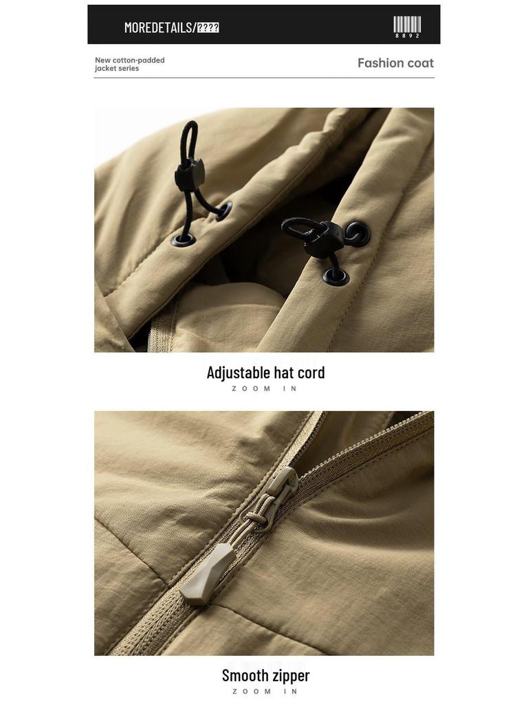 Men's Autumn/Winter Graphene-Cotton Padded Jacket: Loose Fit, Trendy, Thick & Warm