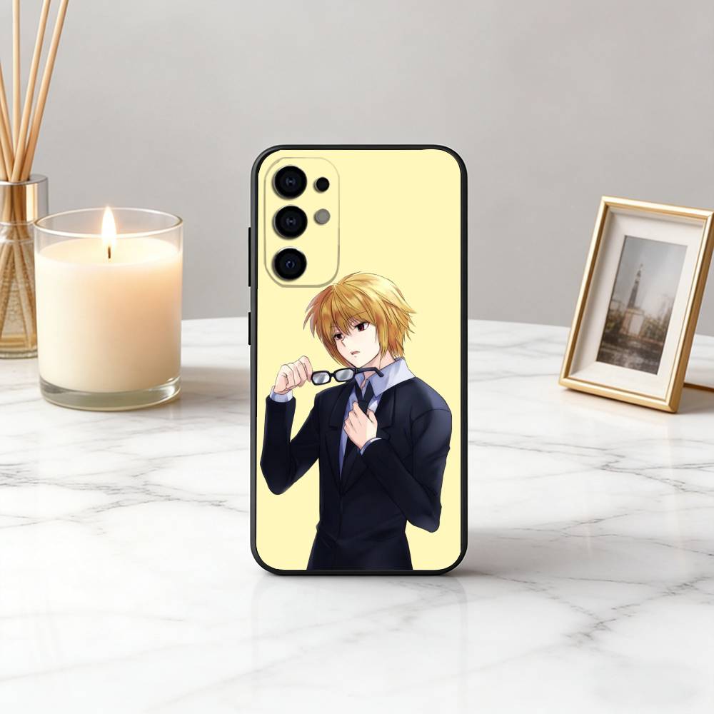 H-Hunter K-Kurapika  H-Hunter-HKH Phone Case For Samsung S25,S24,S21,S22,S23,S30,Ultra,S20,Plus,Fe,Lite,Note,10,Black Cover