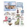 30 pcs/pack Stickers Laser hollowing out 3D Sticker DIY Decorative Scrapbook Material Collage Sticker Journal Stationery Supplie