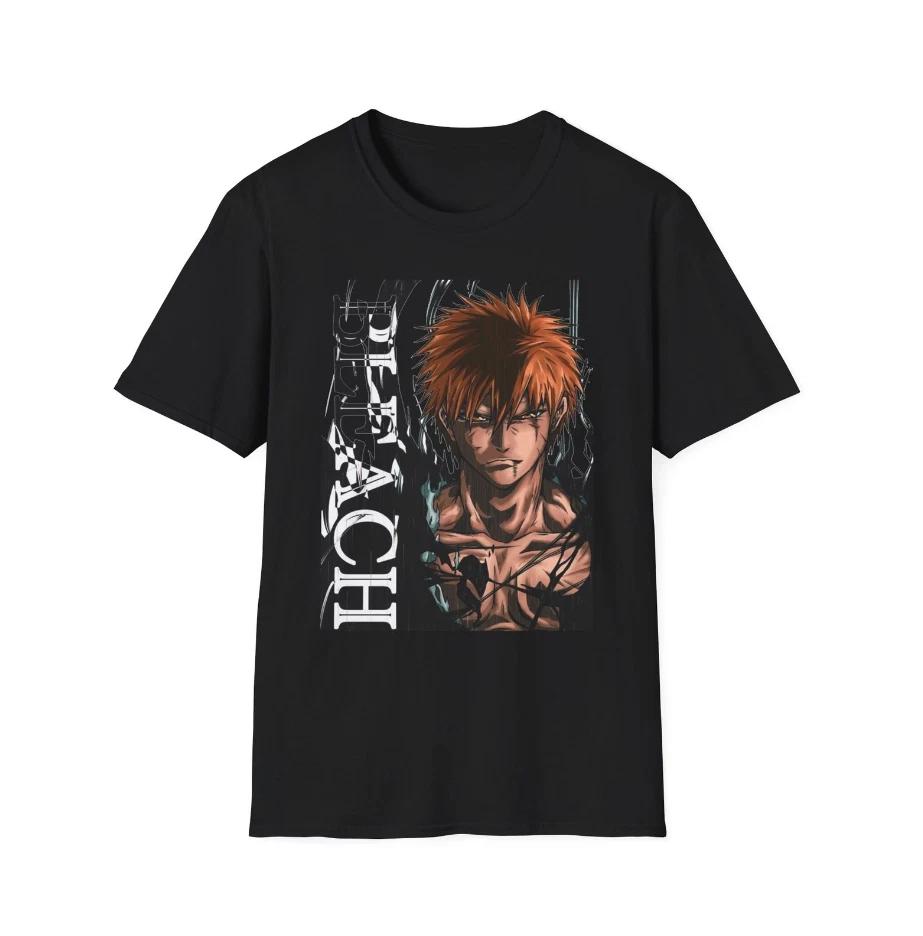 

Bleach Anime Graphic Tee, Casual T-Shirt, Unisex Top, Gift for Fans S