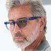Photochromic Reading Glasses for Men and Women Fashion Square Frames with Blue Light Protection Turn Grey Presbyopia Glasses