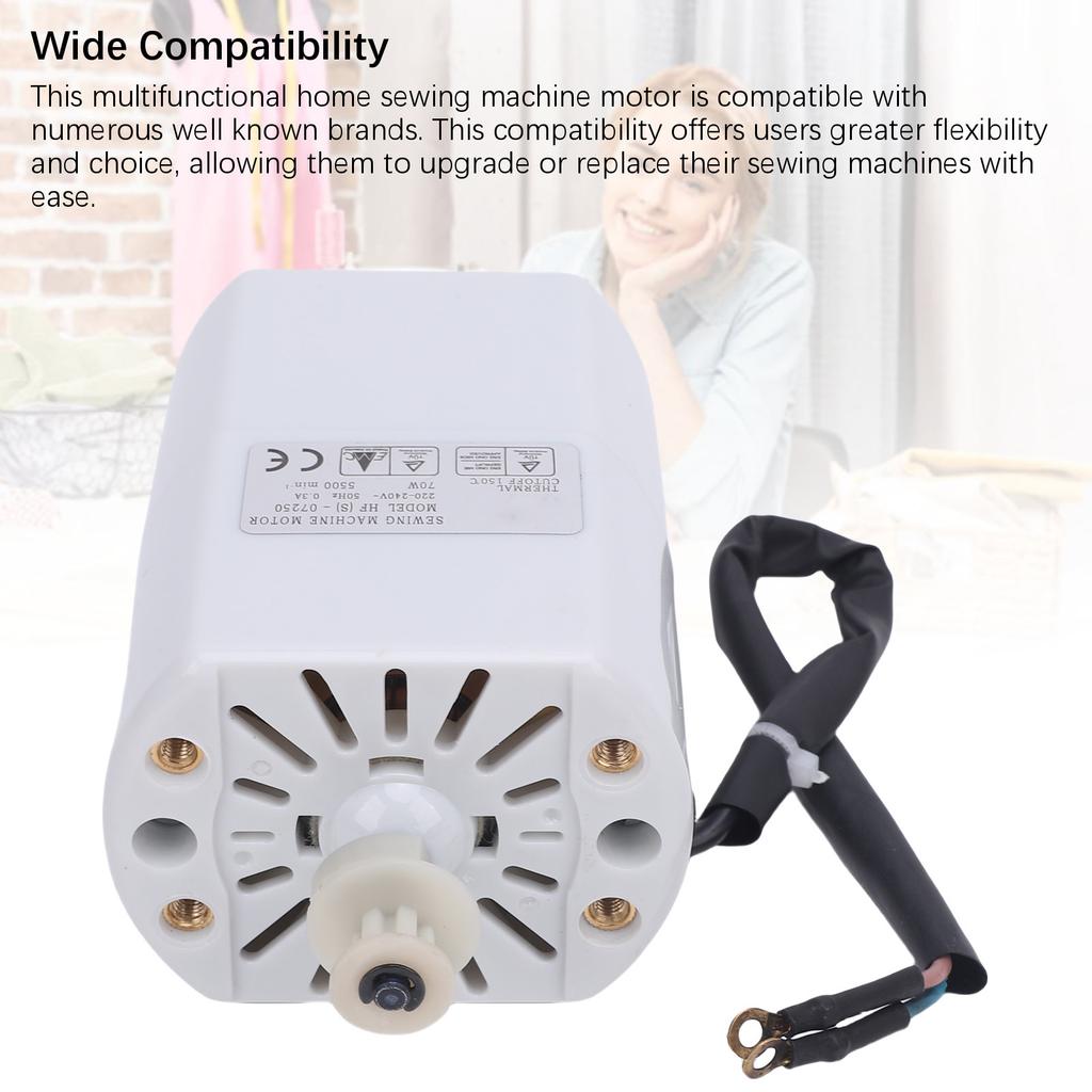 Motor Mașină de Cusut Electric Motor Mașină de Cusut 70W Multifuncțional 5500RPM Motor Puternic Mașină de Cusut Electrică Pentru Acasă