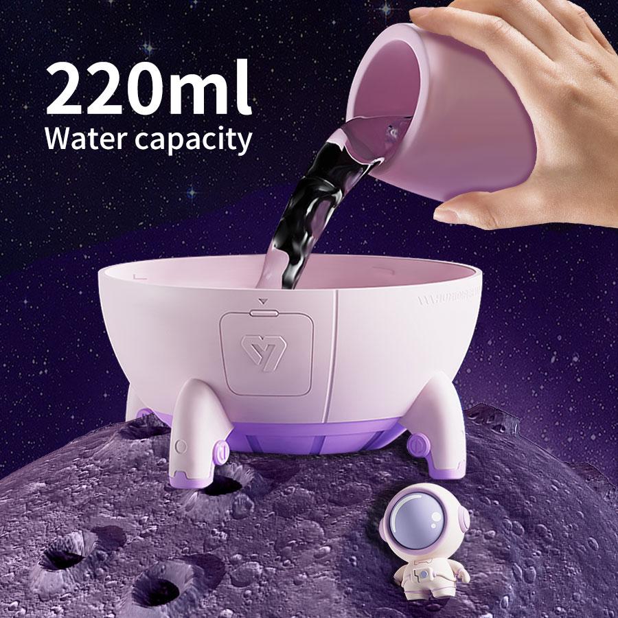 Space Capsule Air Humidifier 220ML Colorful Night Lamp For Birthday Christmas Gift Home Bedroom Decoration Atmosphere Lighting