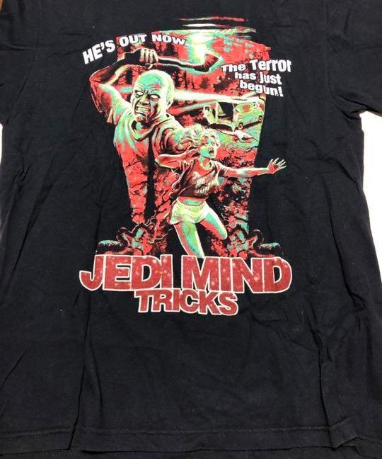 

Винтажная футболка 90-х JEDI MIND TRICKS, с коротким рукавом, черная, все размеры, подарок, унисекс XL