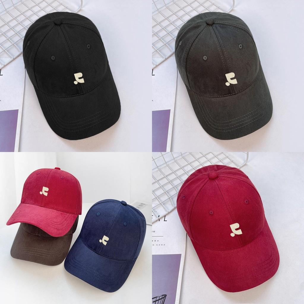 Cotton Embroidered Letter Baseball Cap For Casual Summer Wear