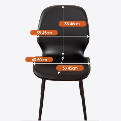 PU Leder Stuhlbezug Wasserdicht Schalenform Sitzschoner Universelle Passform für Esszimmer-/Büro-/Hotelstuhl Rutschfester Möbelbezug