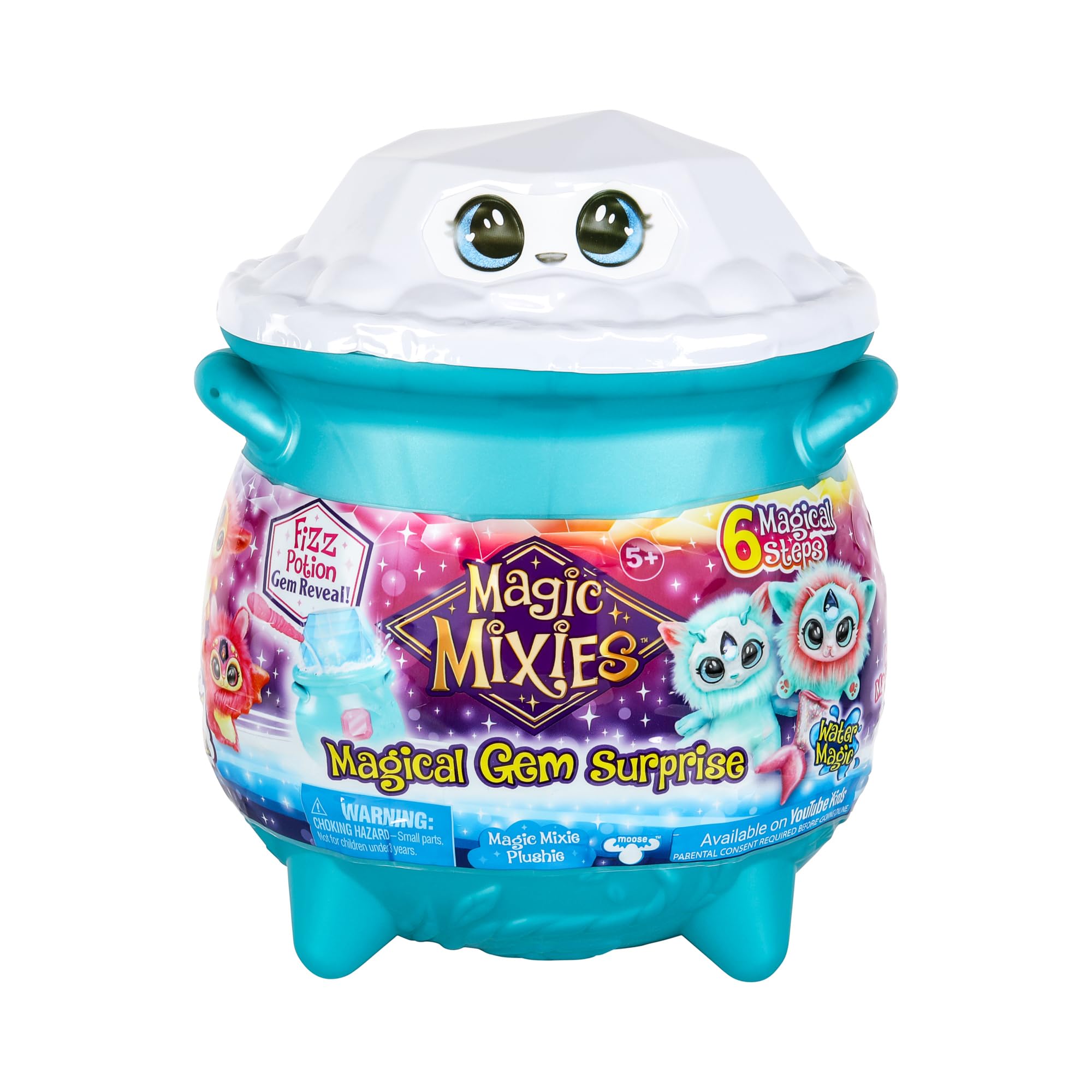 

Magic Mixies Magical Gem Surprise Water Magic Cauldron Мягкая игрушка [Предмет] синий