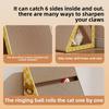 Cat Scratching Board Vertical Scratch-resistant Wear-resistant and Non-crumbling Corrugated Paw Grinding Artifact Cat Claw Board Cat Toys Cat Products