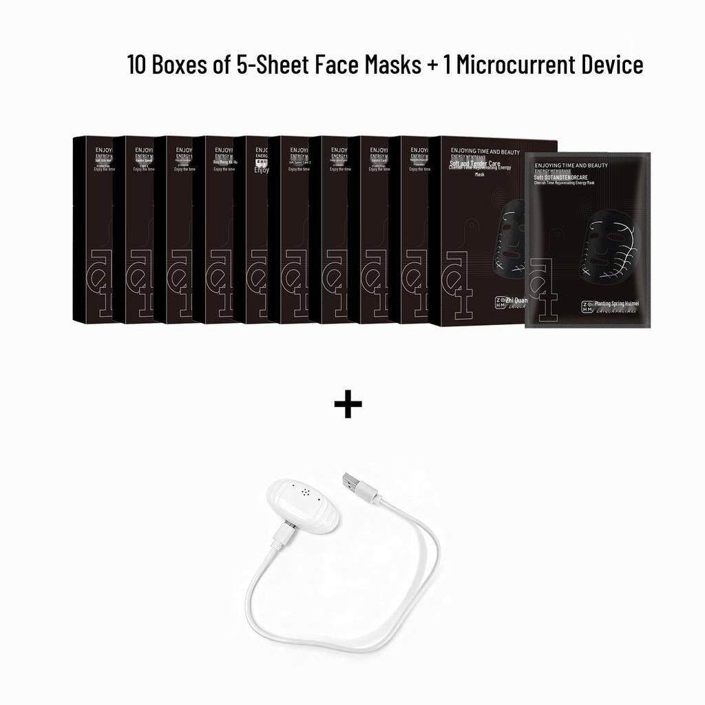 AI Microcurrent Conductive Beauty Mask: Lifting, Tightening, Hydrating, Rejuvenating Skincare Technology for Professional Use.