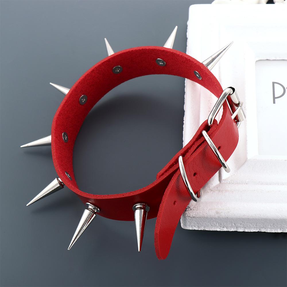 Club Party Gifts Female Women Spikes Neck Collar Women Choker Gothic Rivets Choker Goth Necklace