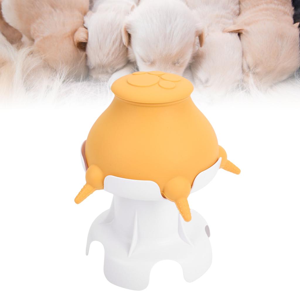 Puppy Milk Feeder Multifunctional Food Grade Silicone Elevated Puppy Water Milk Feeder Nursing Station