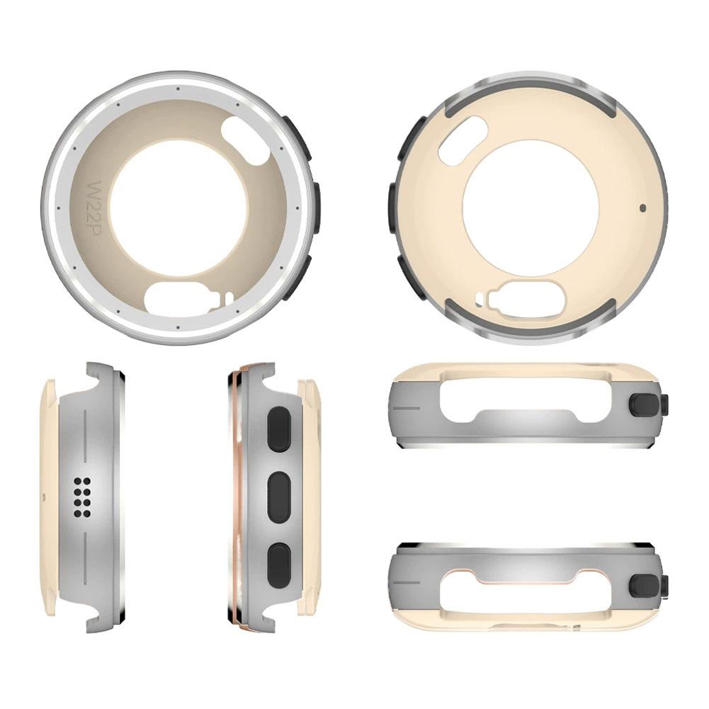 Replacement Metal Watch Bezel Anti-Scratch Protective Watch Case Shell Shockproof Screen Protector for Garmin Venu 3S 41mm
