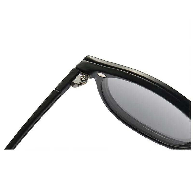 Myopia Glasses Sunglasses Magnet Clip Prescription -0.5 To -10 Round TR90 Frame Blue Ray Blocking Nearsighted Astigmatism