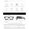 New Transparent Computer Glasses Frame Women Men Anti Blue Light Square Eyewear Blocking Glasses Optical Spectacle Eyeglass