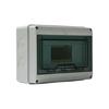 Outdoor Electrical Cabinet Box, Wall Mount ABS Housing with Front Window Cover for Garage and Lighting Wire Routing