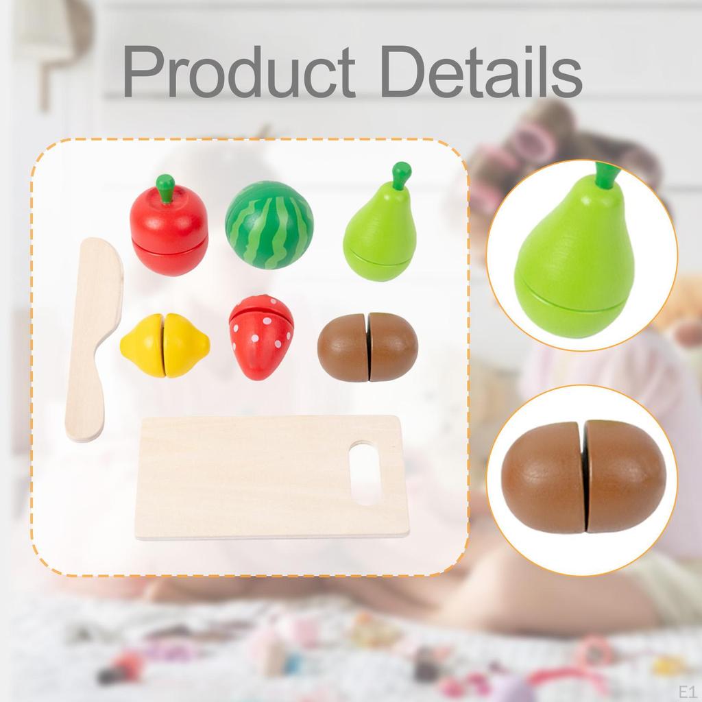 Cutting Toys Color Sorting Set Birthday Gifts Pretend Play Kitchen Accessories Early Educational Toy