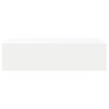 TV Stand with LED Lights White 60 X 35 X 15.5 Cm