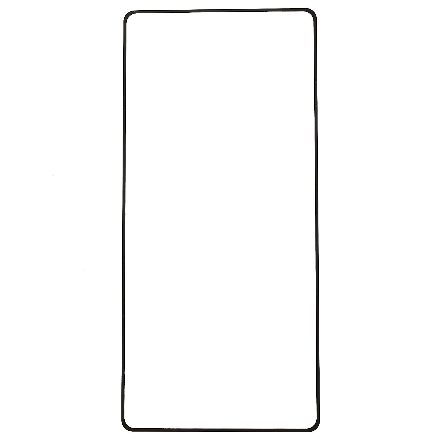 

For Google Pixel 7a Black Edge Tempered Glass Film Silk Printing Full Coverage Screen Protector Type A