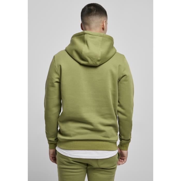 Urban Classics Bio-Basic-Kapuzenpullover - olivgrün